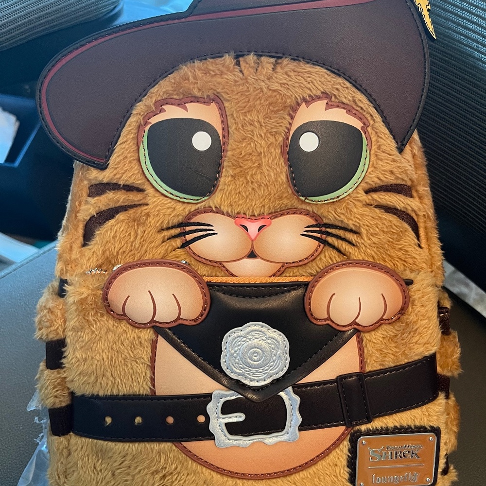 Puss in boots shriek loungefly backpack